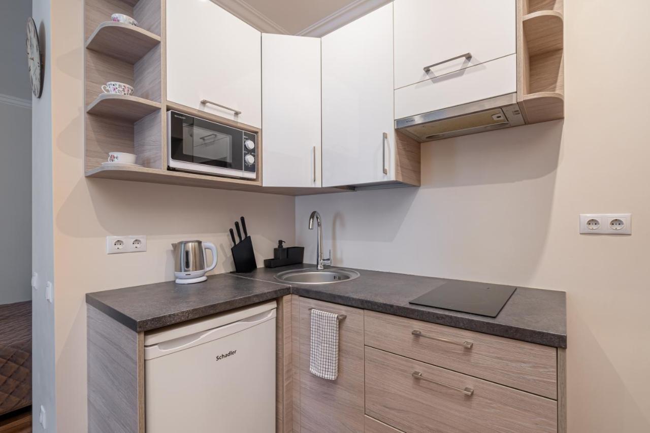 Top-Floor Studio With Courtyard View In Unesco Area, Murnieku Street Residence リガ エクステリア 写真